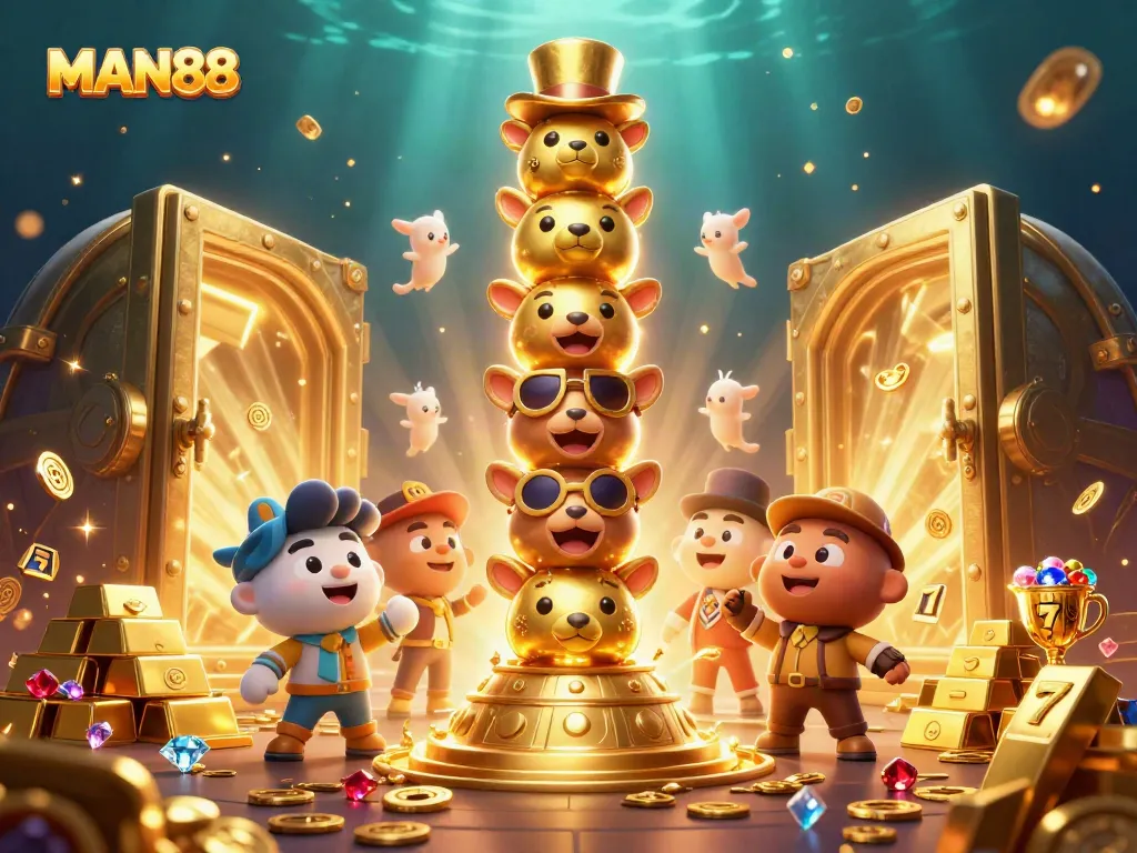 Play exciting games at MAN88 with vibrant gems and treasures!