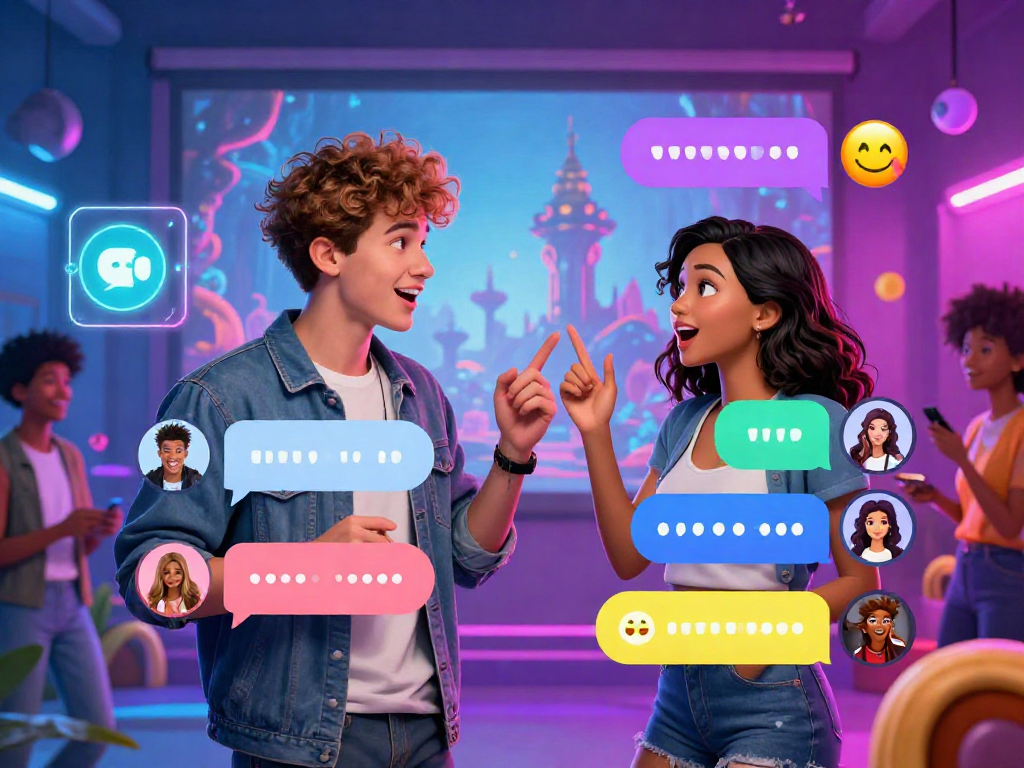 Experience engaging ai sex chat with dynamic avatars and interactive features in a vibrant digital environment.