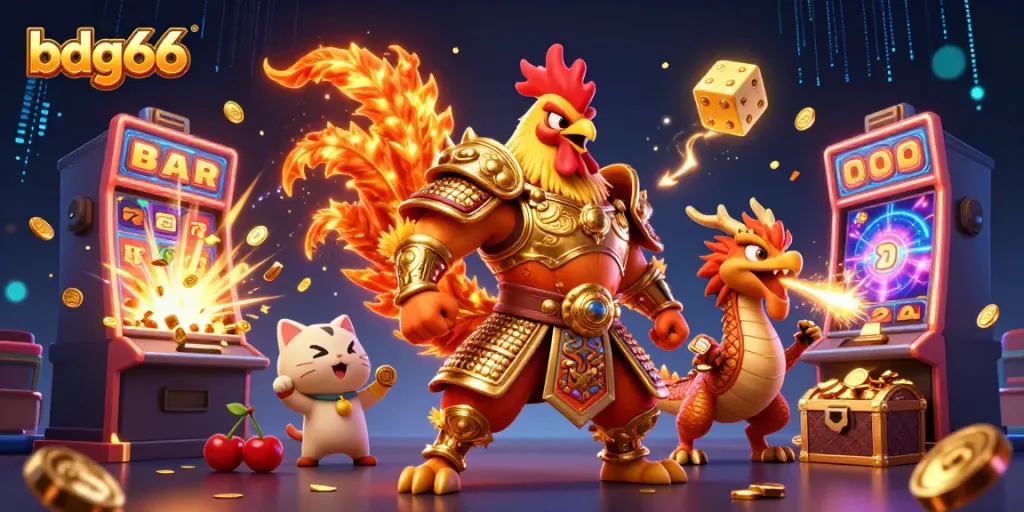 Experience exciting gameplay with bdg66 featuring vibrant characters, dynamic elements, and casino visuals